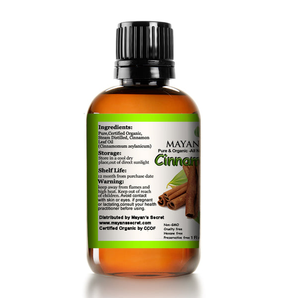 Cinnamon Leaf Essential Oil by Willow and Sage Botanicals, 0.5 oz