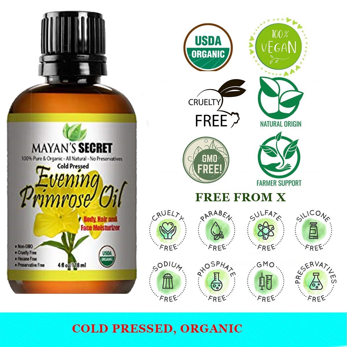 Shop Evening Primrose Carrier Oil, Natural Products