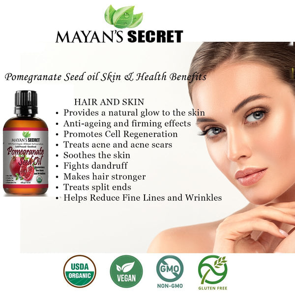 Organic Pomegranate Seed Carrier Oil Mayan s Secret